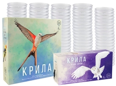 Захист для жетонів Крила (Wingspan) + Птахи Європи - комплект
