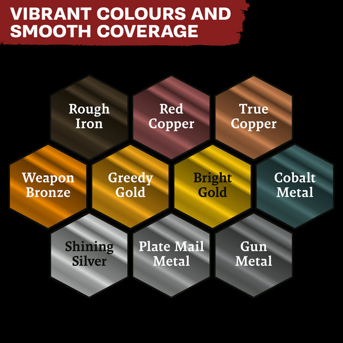 Набор красок Warpaints Fanatic: Metallics Paint Set
