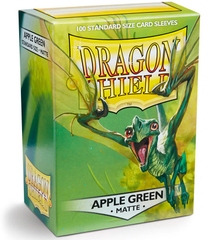 Протекторы Dragon Shield Sleeves: matte Apple Green (100 шт, 66x91)
