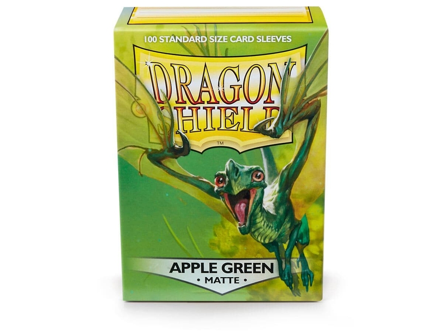 Протекторы Dragon Shield Sleeves: matte Apple Green (100 шт, 66x91)