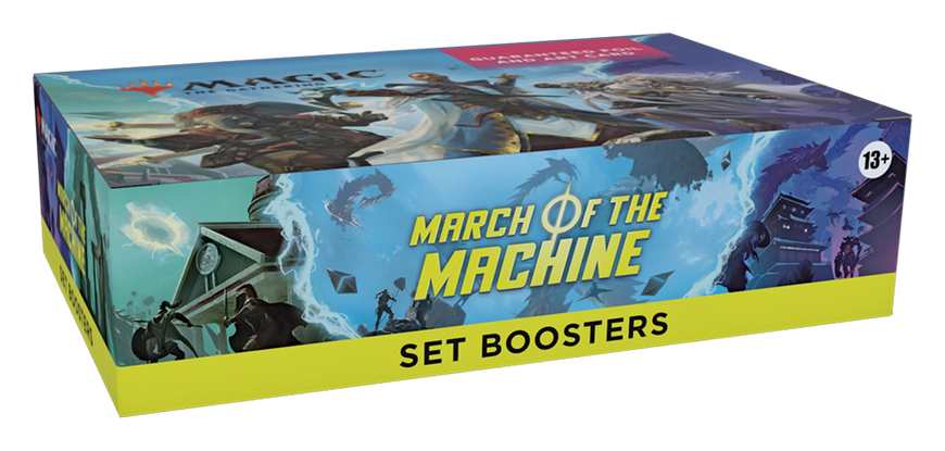 Дисплей бустерів випуску Set Booster March of the Machine Magic The Gathering АНГЛ