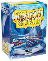 Протектори Dragon Shield Sleeves: matte Blue (100 шт, 66x91)