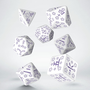 Набір кубиків Japanese Dice Set: Blue Star Lotus (7)