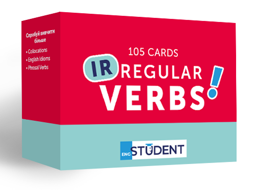 Картки для вивчення англійської - Irregular Verbs