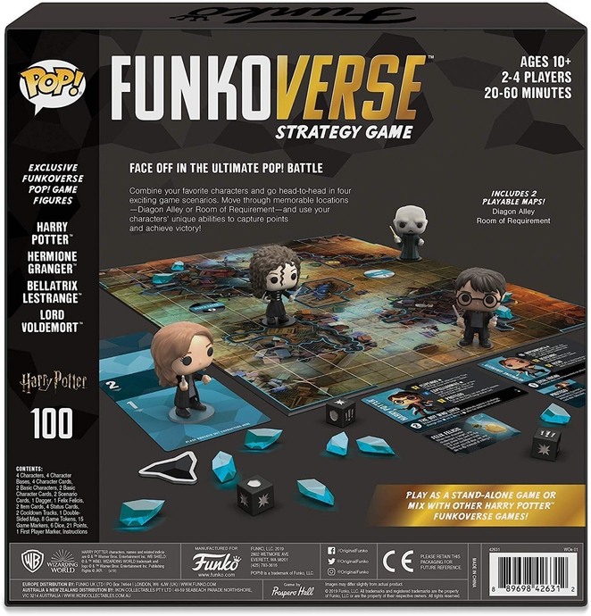 Funkoverse Strategy Game: Harry Potter #100 4-Pack