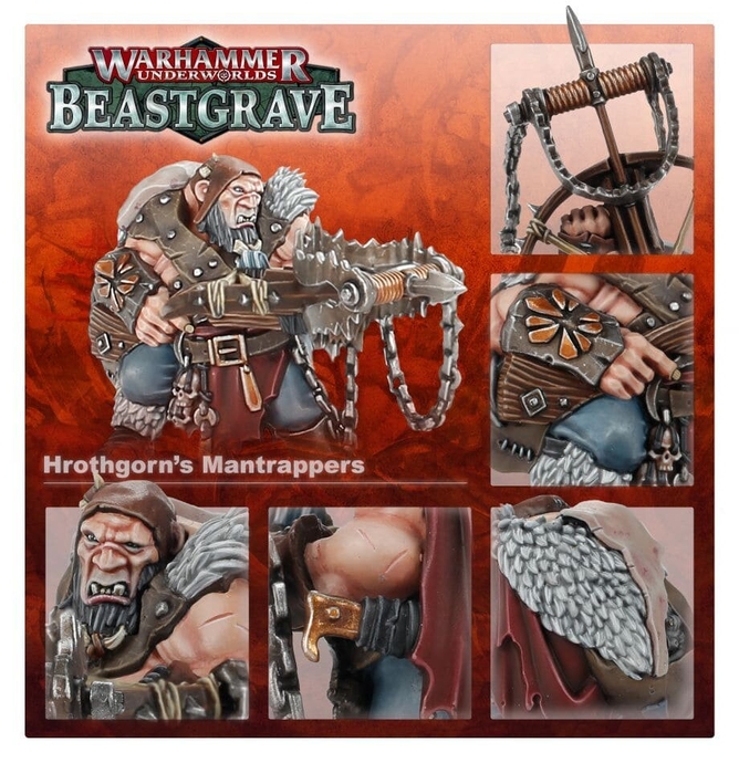 Warhammer Underworlds: Beastgrave – Hrothgorn's Mantrappers АНГЛ