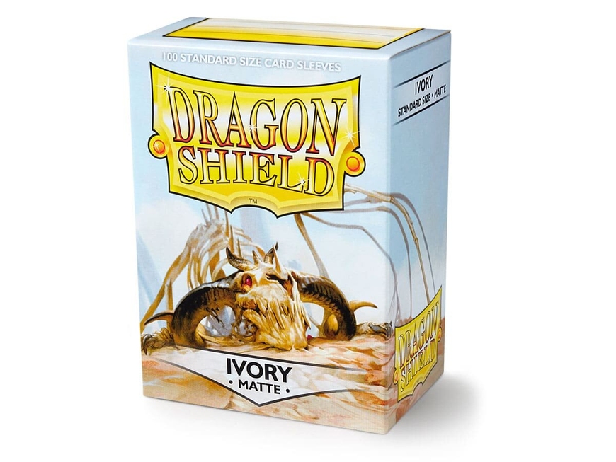 Протекторы Dragon Shield Sleeves: matte Ivory (100 шт, 66x91)