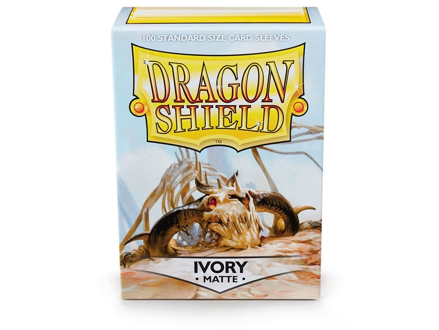 Протектори Dragon Shield Sleeves: matte Ivory (100 шт, 66x91)
