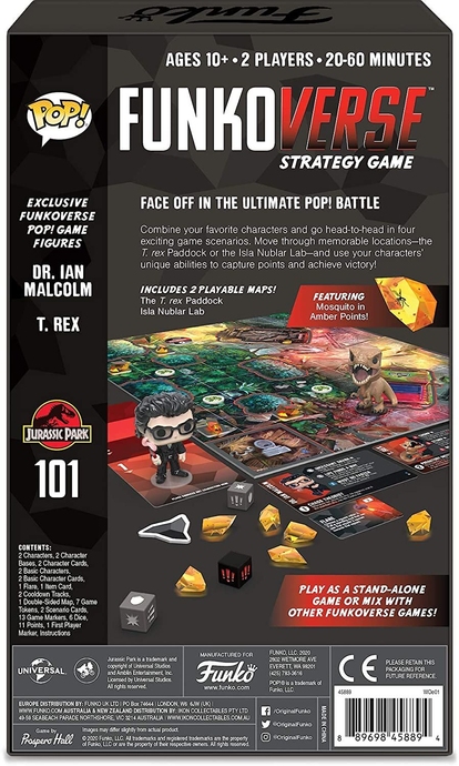 Funkoverse Strategy Game: Jurassic Park #101 2-Pack