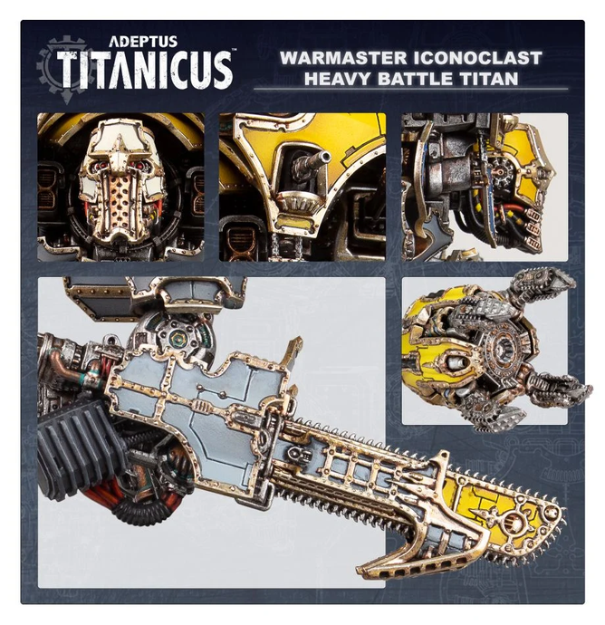 Adeptus Titanicus: Warmaster Iconoclast Heavy Battle Titan