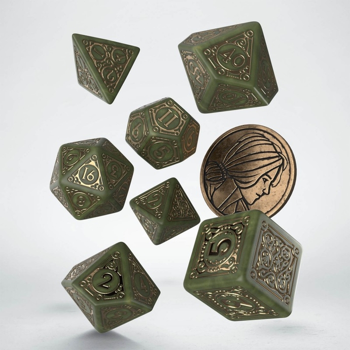 Набор кубиков The Witcher Dice Set. Triss - The Fourteenth of the Hill (7)