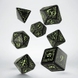 Набір кубиків Elvish Black & glow-in-the-dark Dice Set (7)