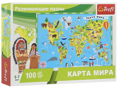 Пазл Карта світу (100)