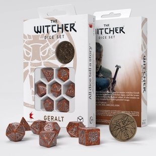 Набір кубиків The Witcher Dice Set. Geralt - The Monster Slayer Dice Set (7)