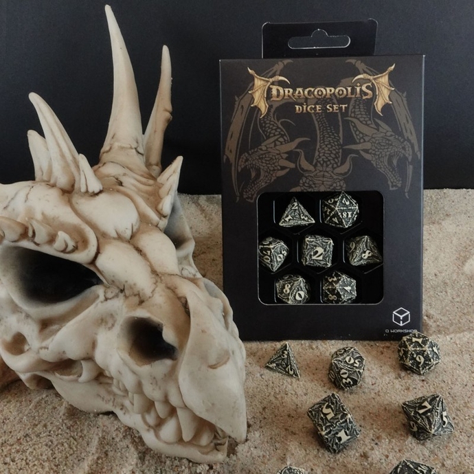 Набор кубиков Dracopolis: Scandinavian Blackfang Dice Set (7)