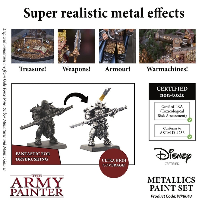 Набір фарб Warpaints: Metallics Paint Set