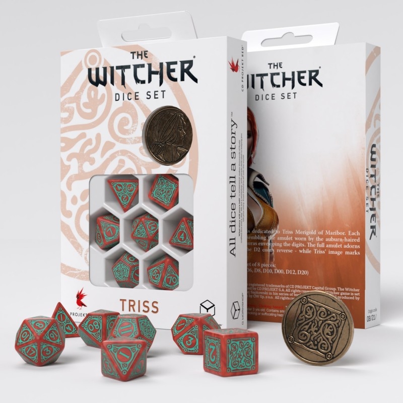 Набор кубиков The Witcher Dice Set. Triss - Merigold the Fearless (7)
