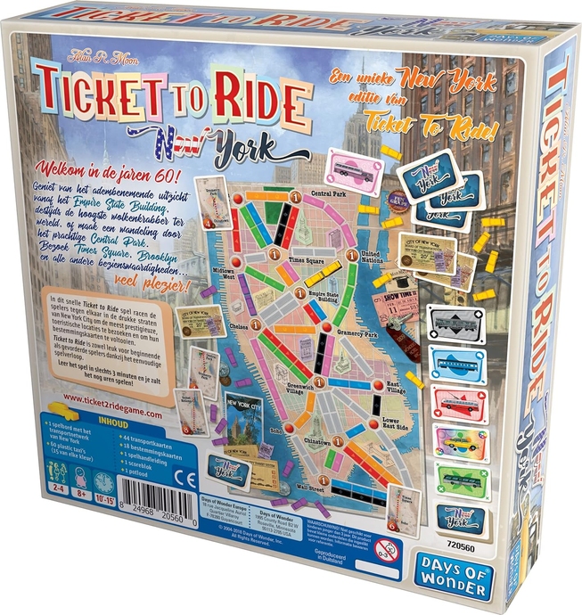 Ticket to Ride: New York ((Билет на поезд: Нью-Йорк)