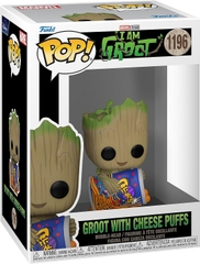 Я є Ґрут - Funko POP Marvel #1196: Groot with Cheese Puffs