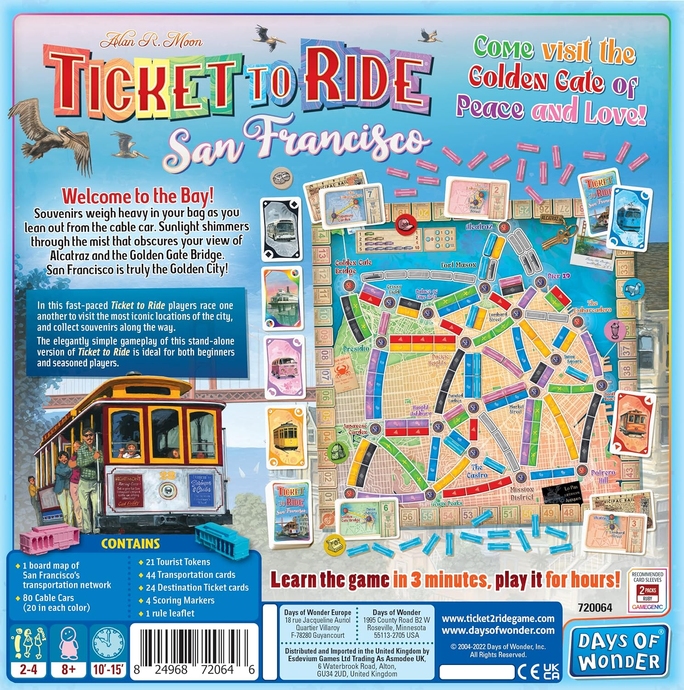 Ticket to Ride: San Francisco (Билет на поезд: Сан-Франциско)