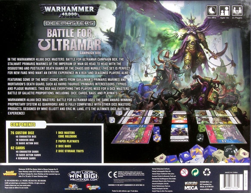 Warhammer 40,000 Dice Masters: Battle for Ultramar + 2EXPANSIONS