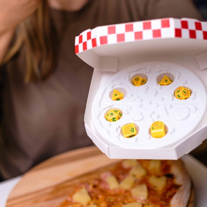 Набір кубиків Pizza Modern Dice Set: Margherita (7)