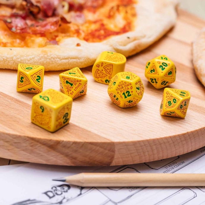 Набір кубиків Pizza Modern Dice Set: Margherita (7)