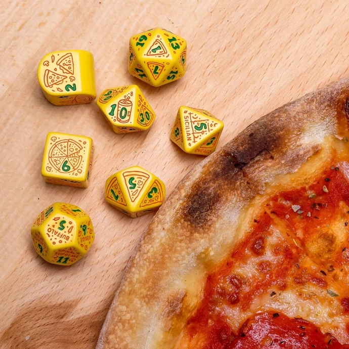 Набір кубиків Pizza Modern Dice Set: Margherita (7)