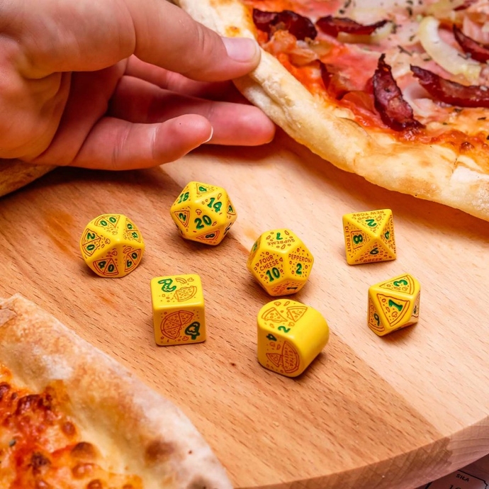 Набор кубиков Pizza Modern Dice Set: Margherita (7)