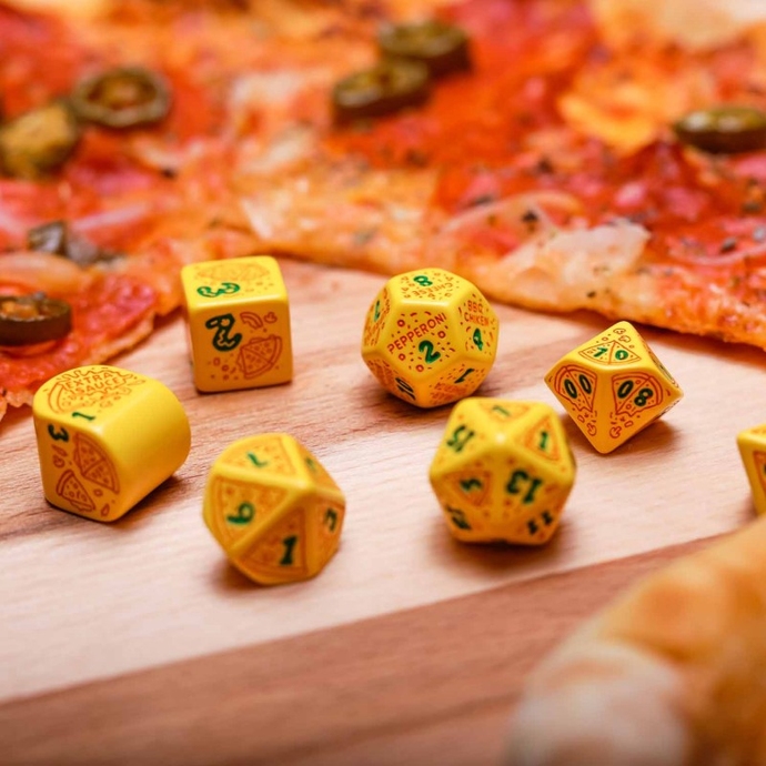 Набор кубиков Pizza Modern Dice Set: Margherita (7)