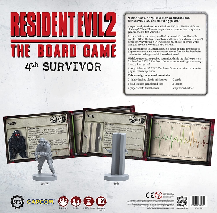 Resident Evil 2: The Board Game – 4th Survivor Expansion