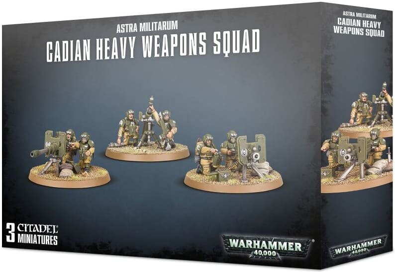 Astra Militarum Cadian Heavy Weapon Squad Warhammer 40000