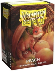 Протекторы Dragon Shield Sleeves: Dual matte Peach (100 шт, 66x91)