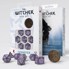 Набір кубиків The Witcher Dice Set. Yennefer - Lilac and Gooseberries Dice Set (7)