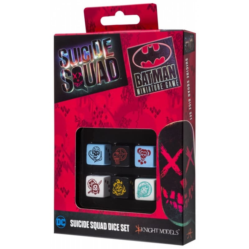 Набор кубиков Batman Miniature Game - D6 Suicide Squad Dice Set (6)