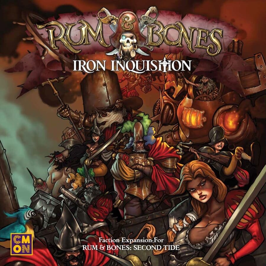 Настольная игра Rum & Bones: Second Tide - Iron Inquisition Expansion  купить недорого с доставкой по Украине | интернет магазин Geekach Shop