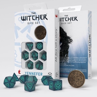 Набір кубиків The Witcher Dice Set. Yennefer - Sorceress Supreme Dice Set (7)