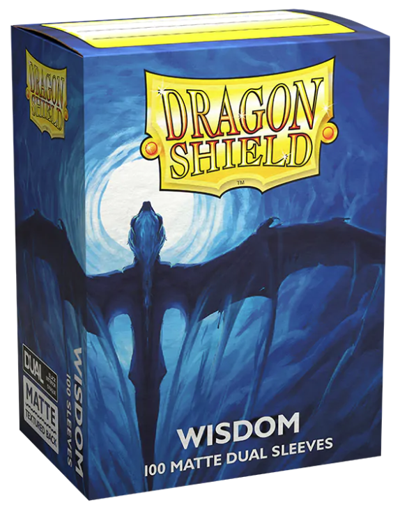 Протекторы Dragon Shield Sleeves: Dual matte Wisdom (100 шт, 66x91)