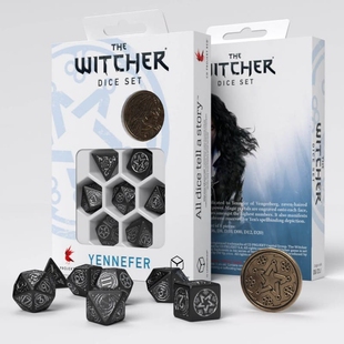 Набір кубиків The Witcher Dice Set. Yennefer - The Obsidian Star Dice Set (7)