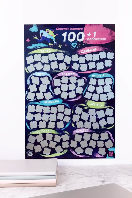 Скретч-Постер "100+1 побачення"
