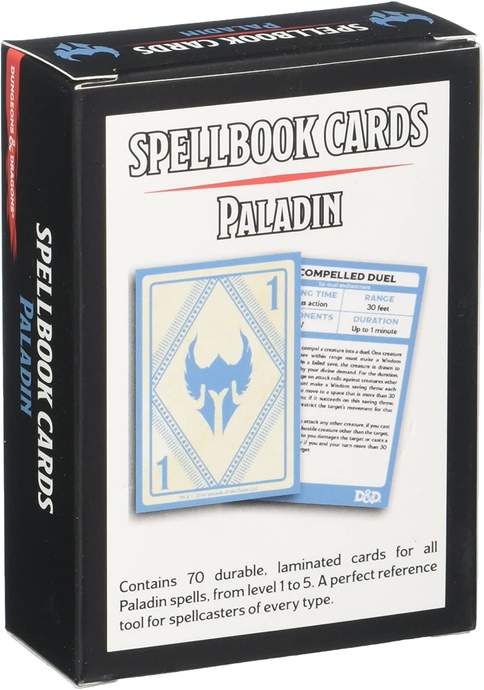 Dungeons & Dragons Spellbook Cards: Paladin Deck