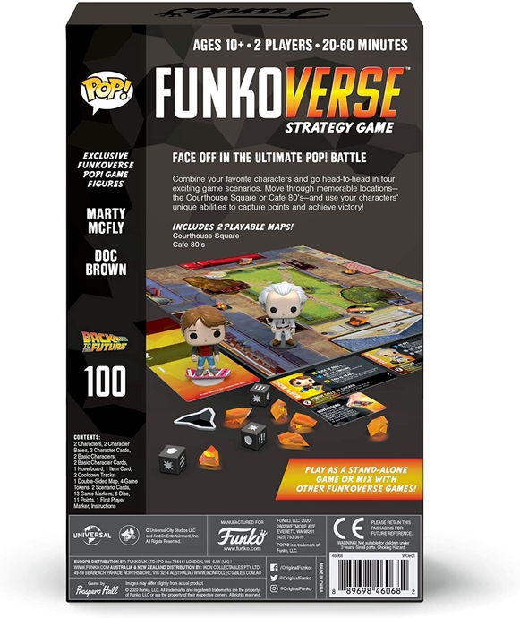 Funkoverse Strategy Game: Back to The Future #100 2-Pack