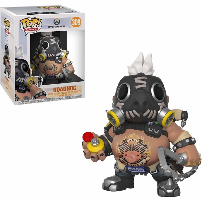 Турбосвин - Funko POP Games: Overwatch - Road Hog 6”