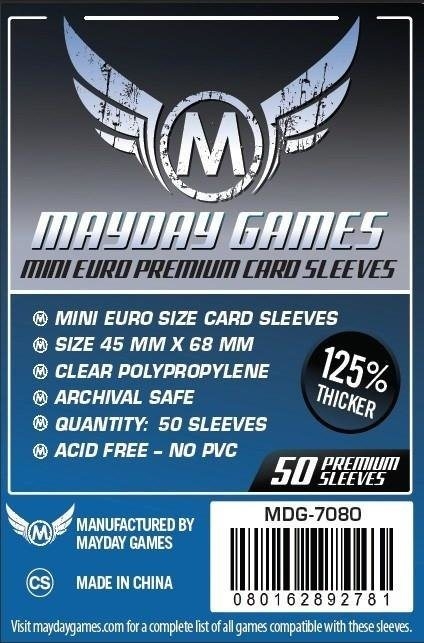 Протекторы Mayday (45x68 mm) Premium Mini Euro (50 шт)