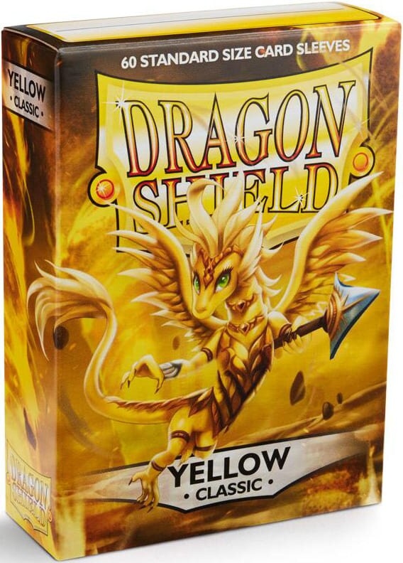 Протектори Dragon Shield Sleeves: Classic - Yellow (60)