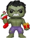 Халк праздничный - Funko POP Marvel: Holiday - Hulk with Stocking