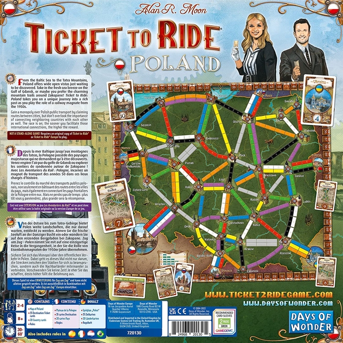 Ticket to Ride: Poland (Билет на поезд: Польша)