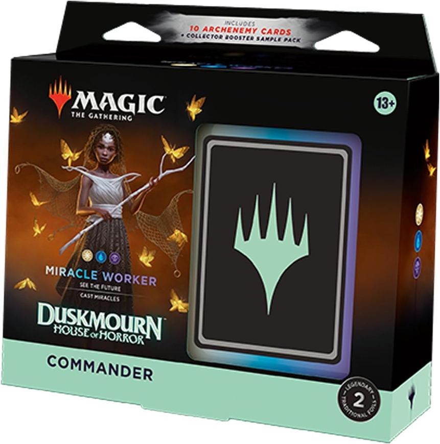 Commander Deck Miracle Worker Duskmourn: House of Horrors Magic The Gathering АНГЛ