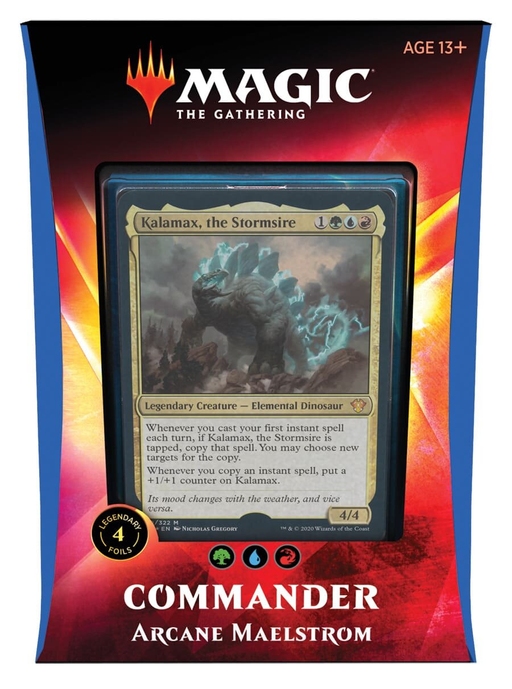 Commander Deck Arcane Maelstrom - Ikoria Lair of Behemoths Magic The Gathering