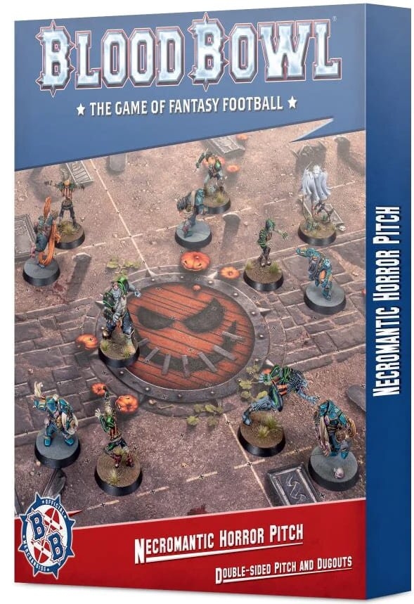 Blood Bowl Necromantic Horror Pitch – Double-sided Pitch and Dugouts